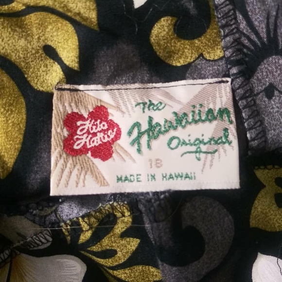 Hilo Hattie Maxi MuuMuu Hawaiian Dress Sz 14 - Picture 7 of 7